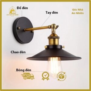 đèn gắn tường decor phòng ngủ