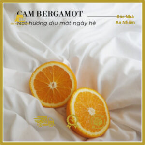 Nến thơm giúp ngủ ngon hương cam bergamot